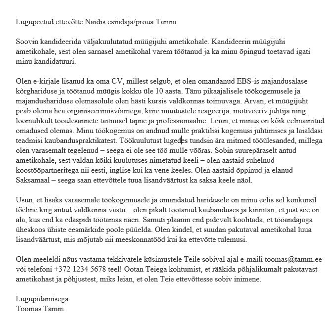 Motivatsioonikirja Kirjutamine Ja N idis Teadmiseks ee Motivatsioonikirja Kirjutamine Ja N idis Teadmiseks ee